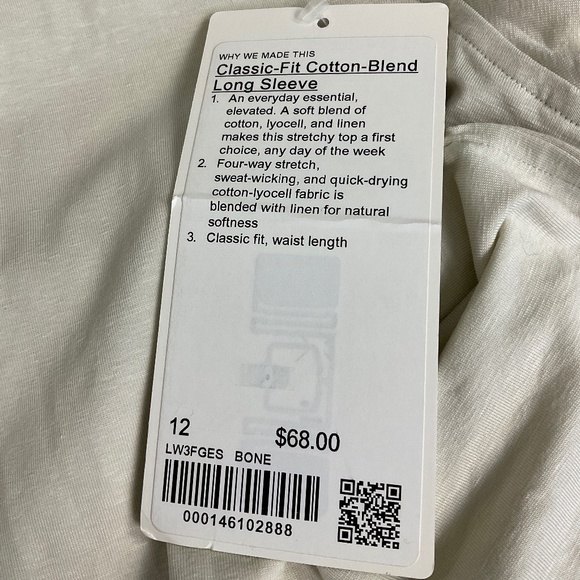 Lululemon Classic-Fit Long Sleeve Tee NWT - Picture 6 of 8